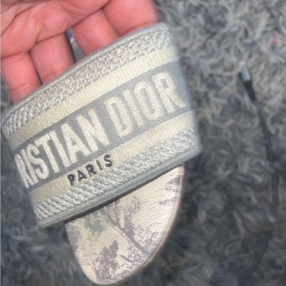Grey Christian Dior 100% authentic slides! - Picture 3 of 6